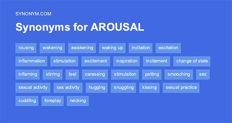 aroused synonyms|word for sexual excitement.